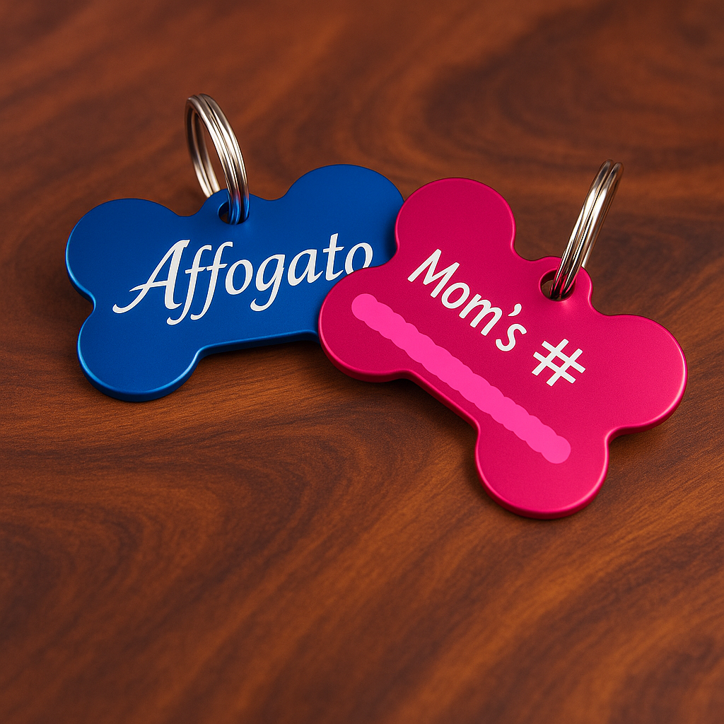 Aluminum Dog Bone Tags